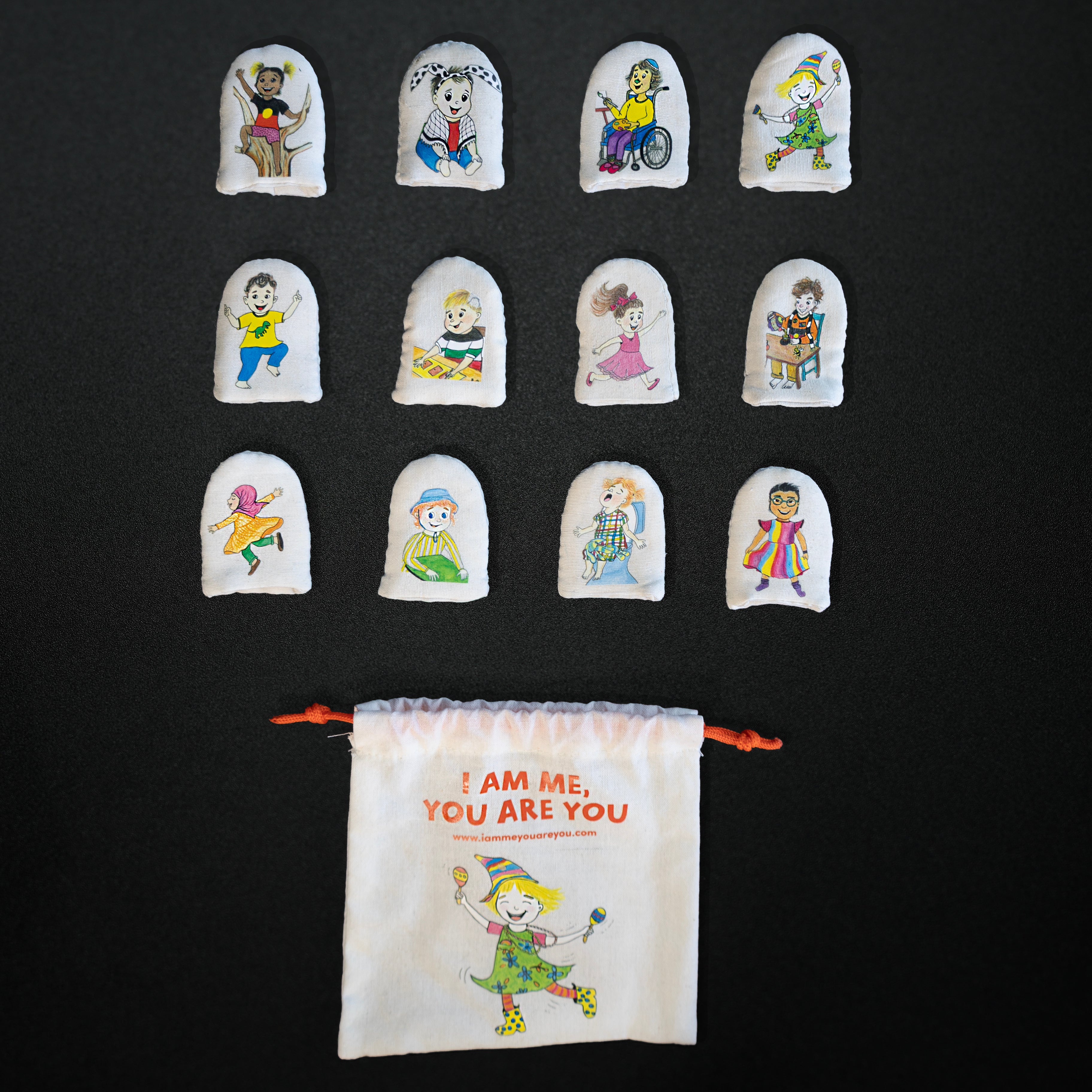 I Am Me, You Are You - Finger Puppets (PRE-ORDER)