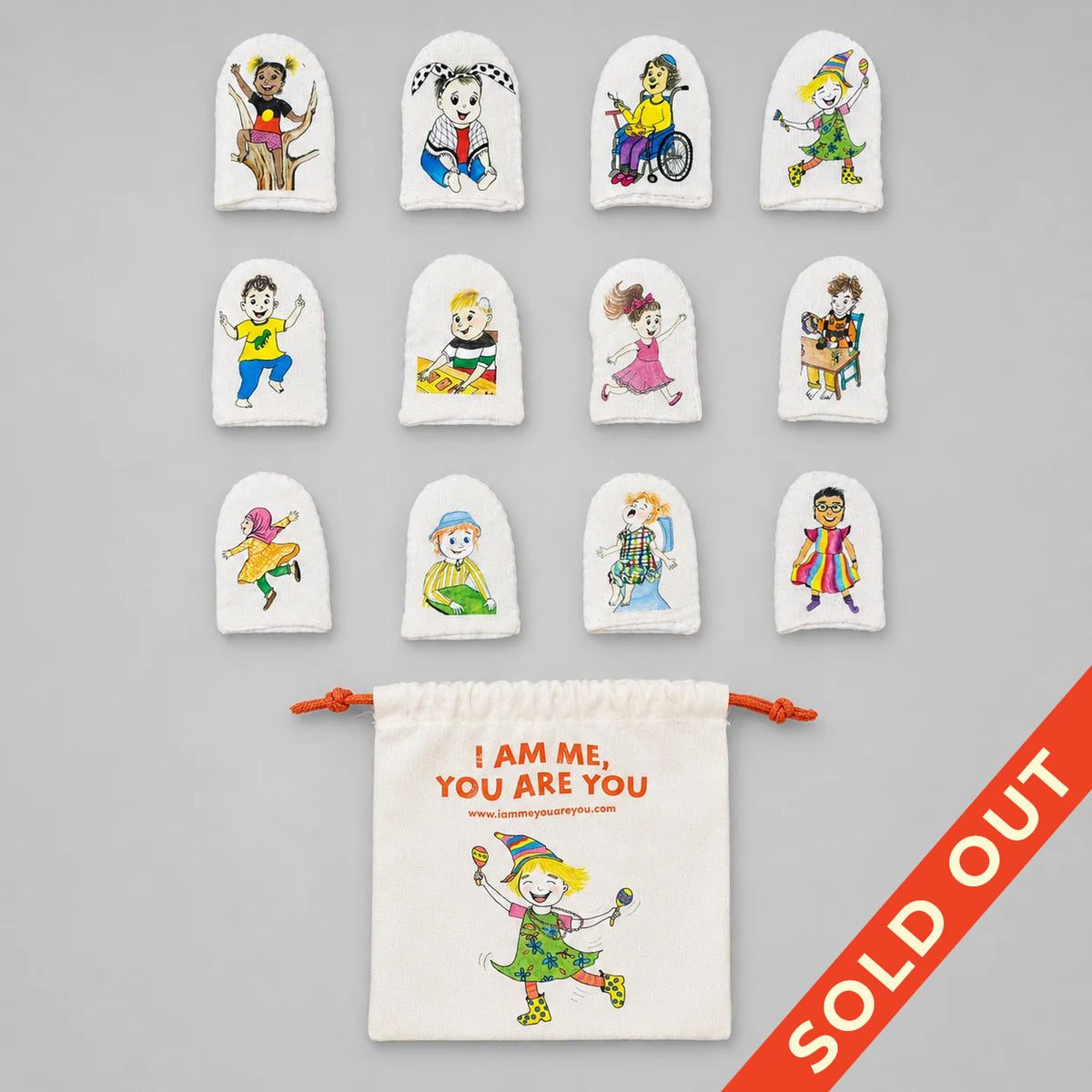 I Am Me, You Are You - Finger Puppets
