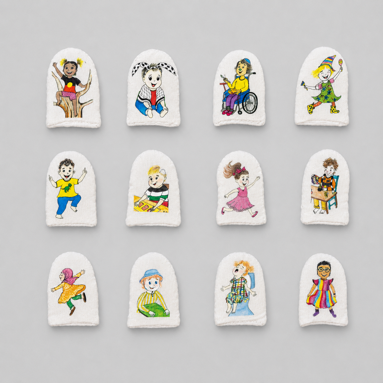 I Am Me, You Are You - Finger Puppets